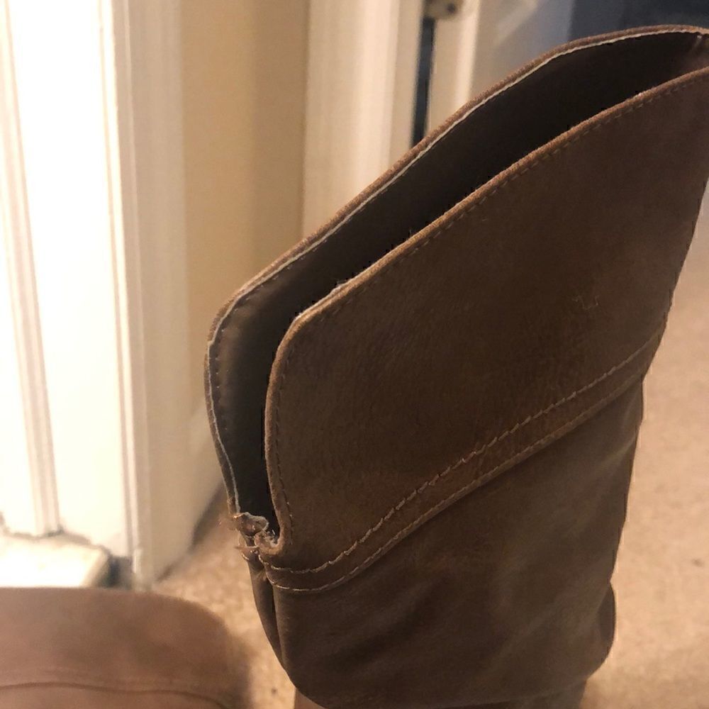 Never worn Brown tall boots size 6.5 - Picture 4 of 8